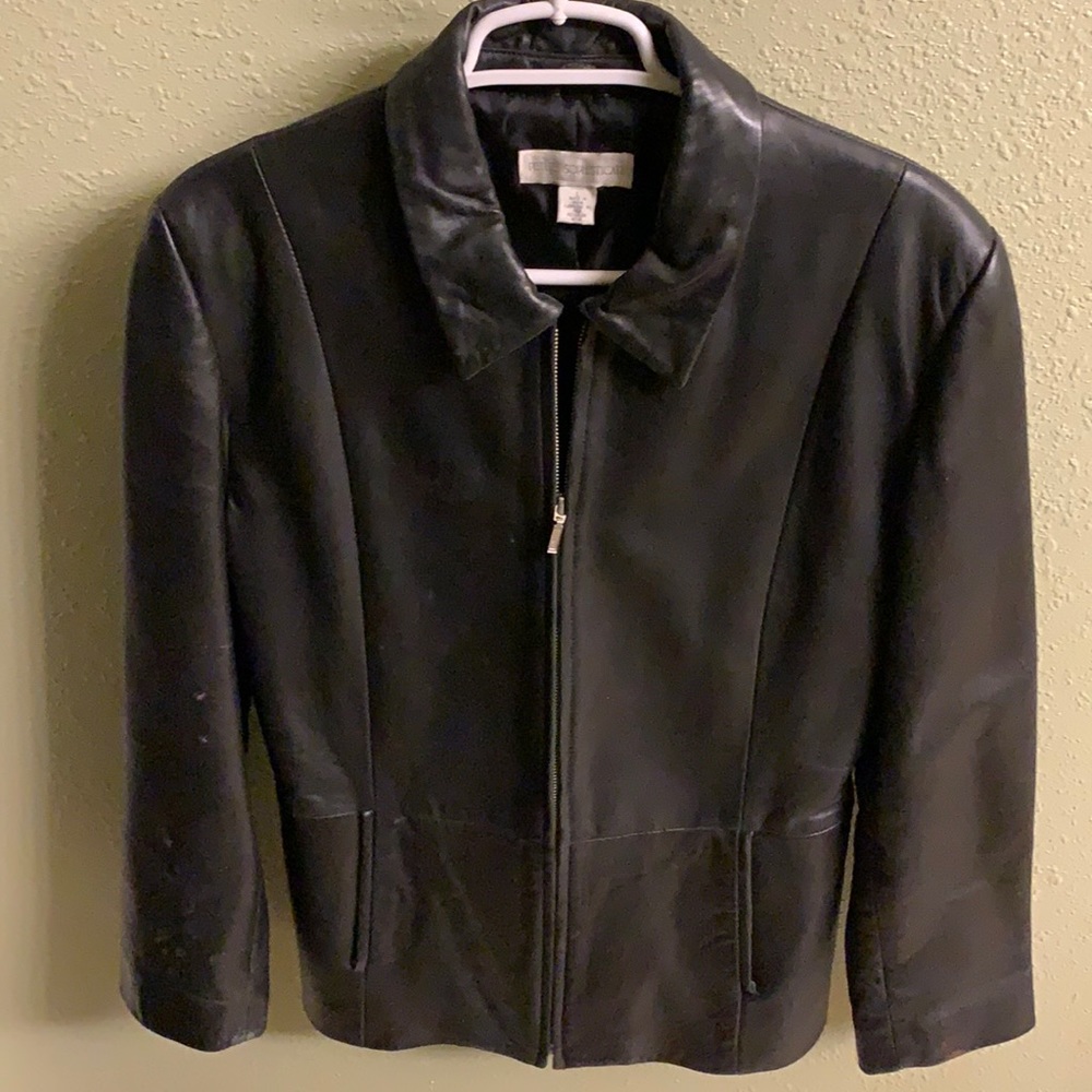 Women’s Black Leather Jacket
